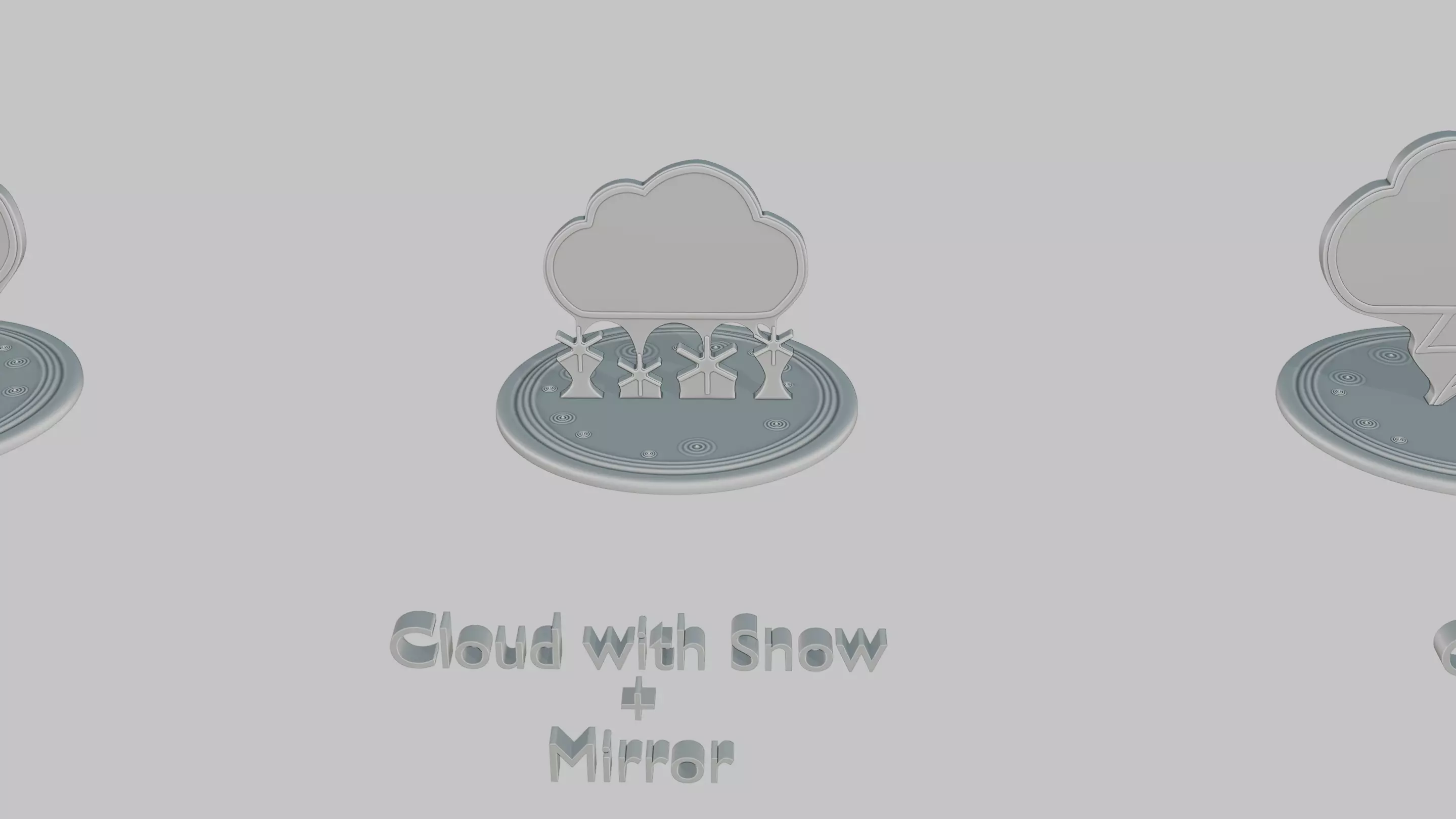 Winter Wonderland Pack Emoji Statues 3D print model_51