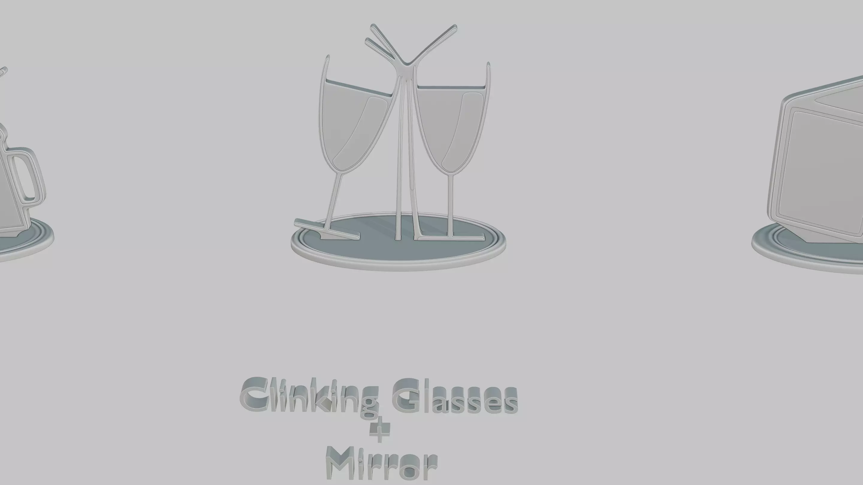 Winter Wonderland Pack Emoji Statues 3D print model_36