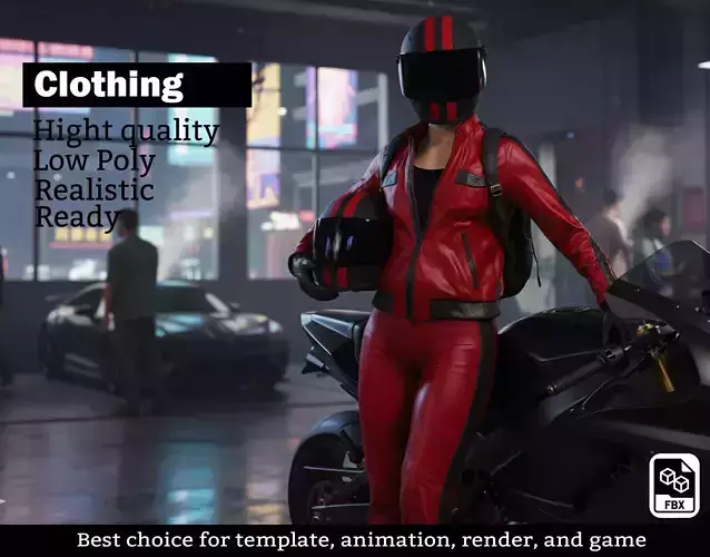 Redline Racer Realistic Outfit