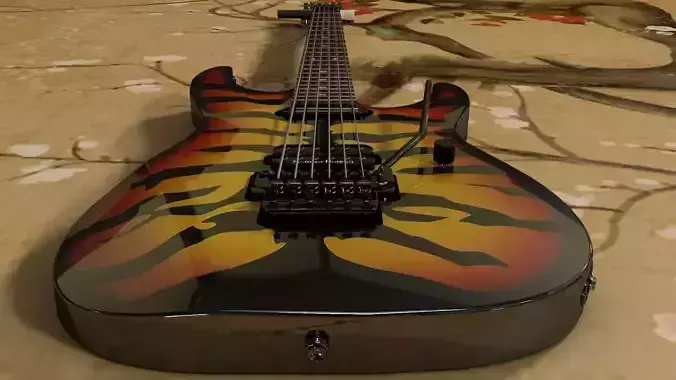 George Lynch esp Tiger Flame