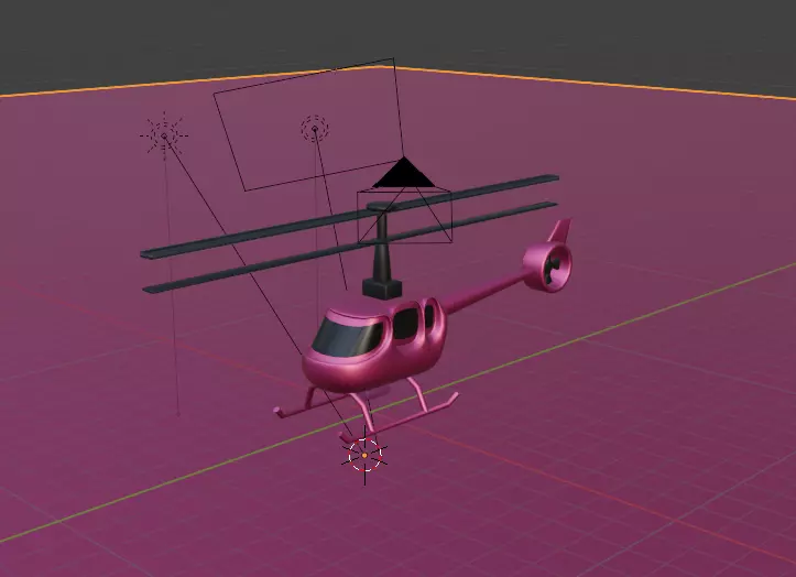 helicopter 3D model_0