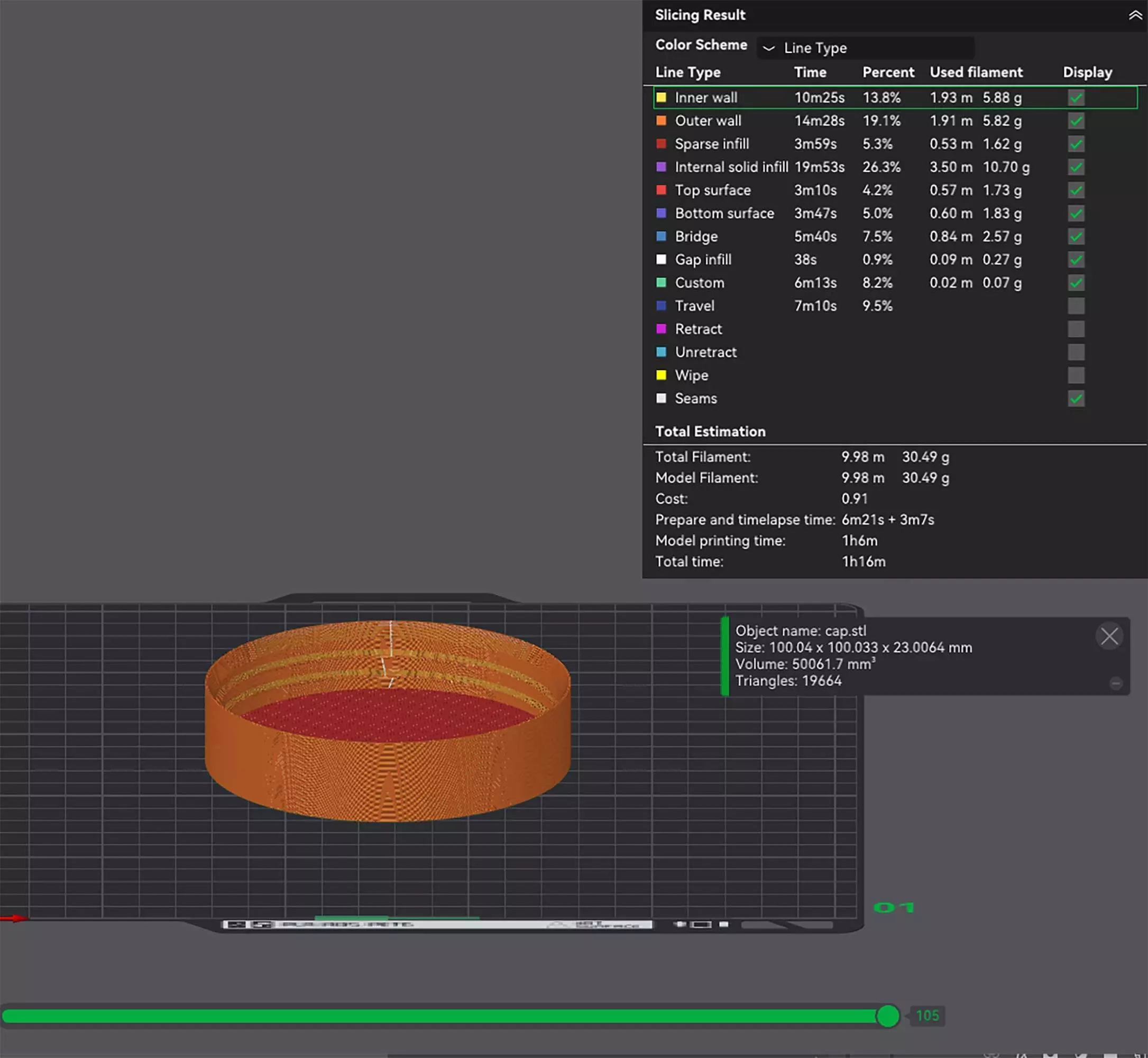 Mushroom Jar Set of 3 Storage Box No Supports 3D print model_4