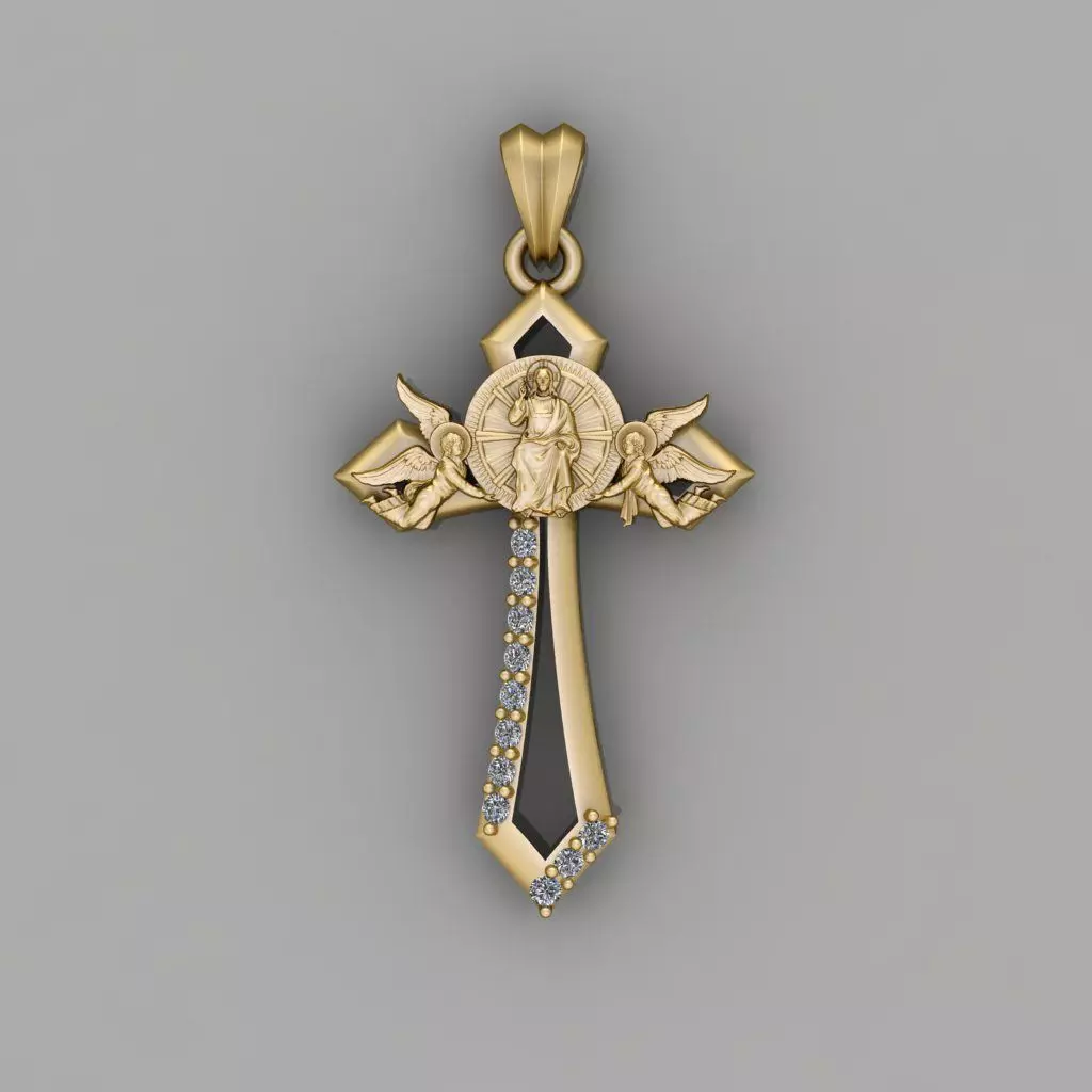 Jesus Head CHIRST pendant 3D print model 3D print model_0