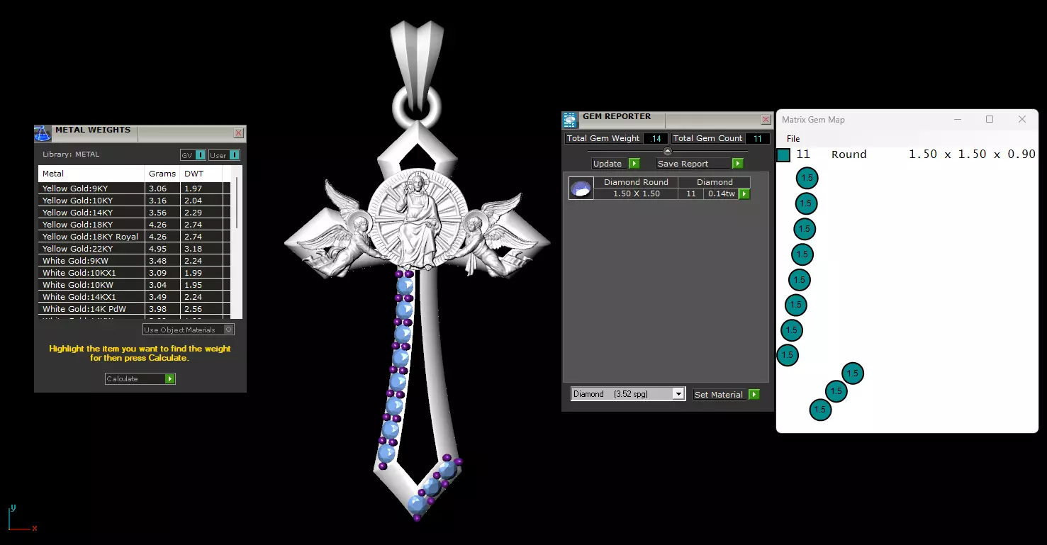 Jesus Head CHIRST pendant 3D print model 3D print model_7