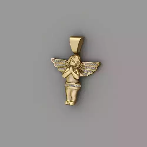 Baby Jesus angle pendant 3D print model