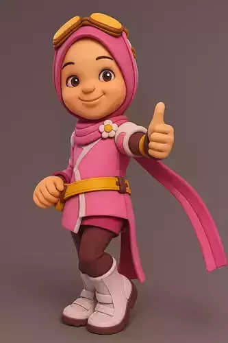 Yaya - BoBoiBoy 3D Model 3D print model