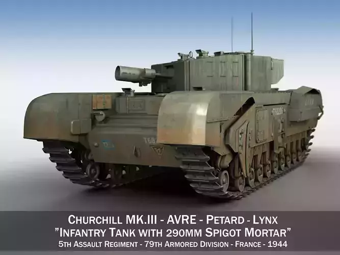 Churchill MK III - AVRE - Lynx