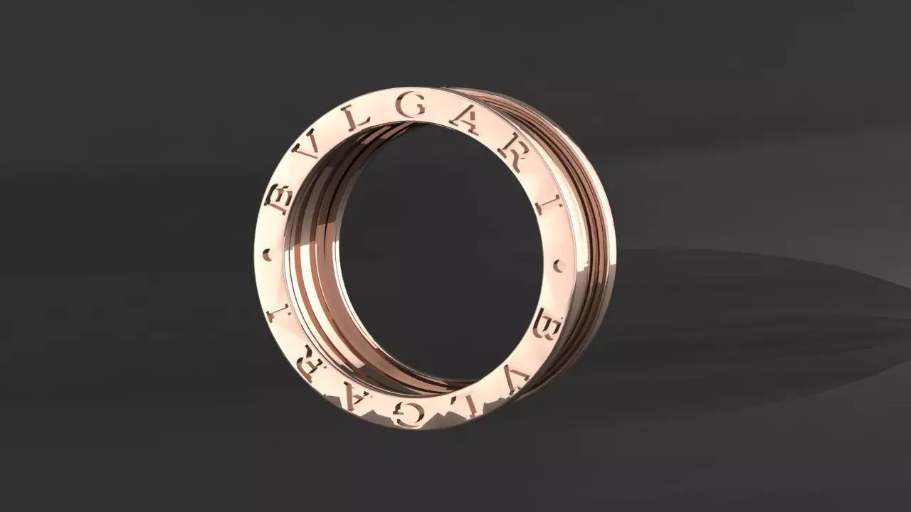 Ring Bvlgari  3D print model_0