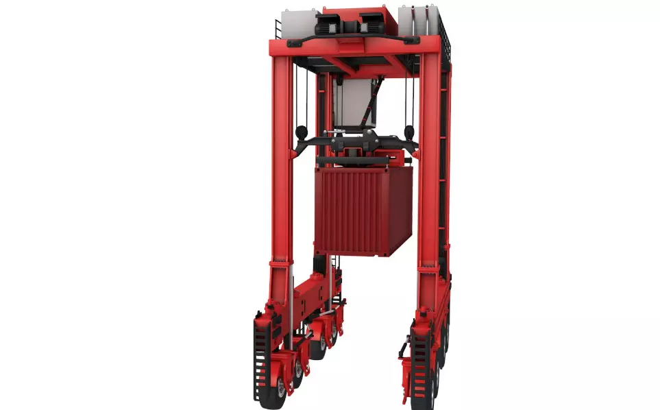 Kalmar Straddle Carrier 3D model_3