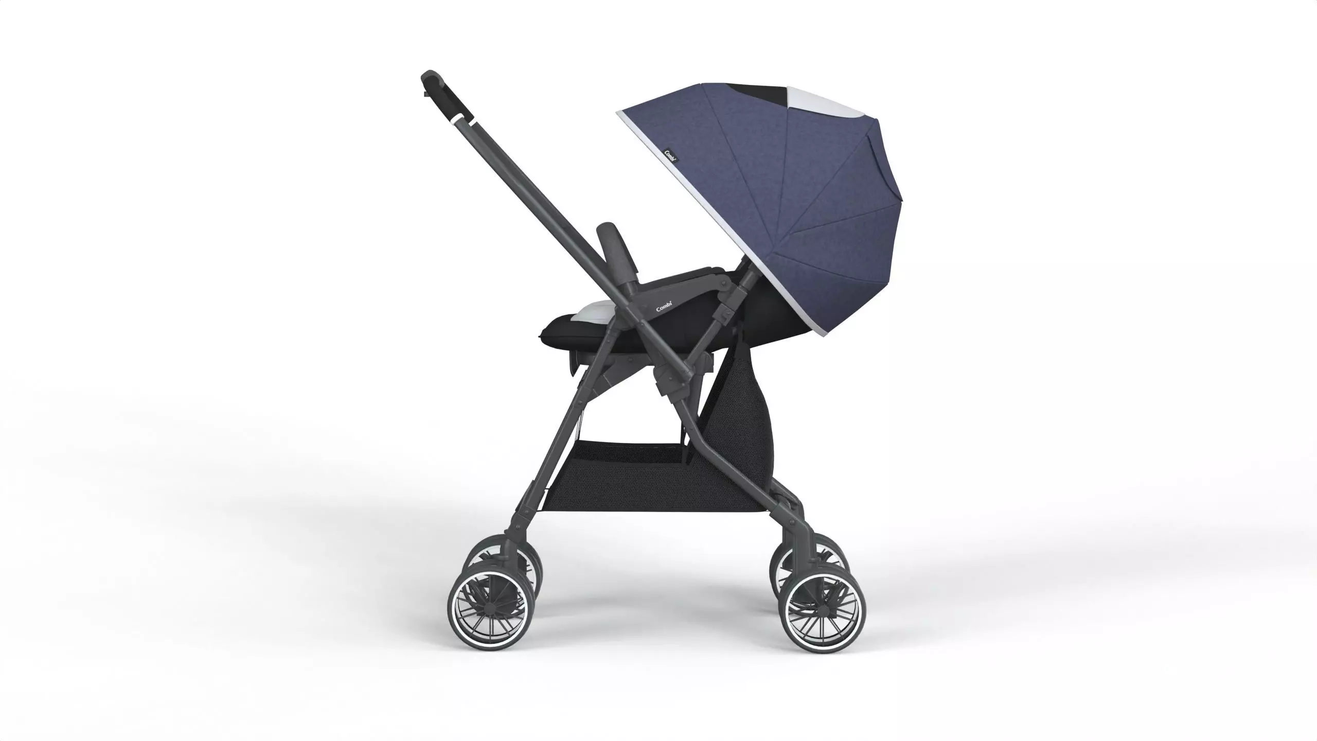 Combi Baby stroller 3D model_2
