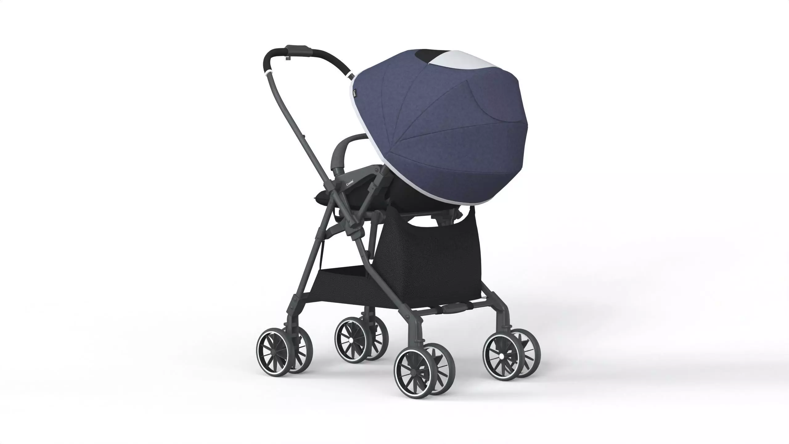 Combi Baby stroller 3D model_3