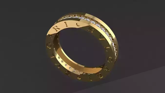Ring Bvlgari  3D print model