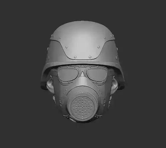 Wolfenstein RTC Headsculpt for Action Figures