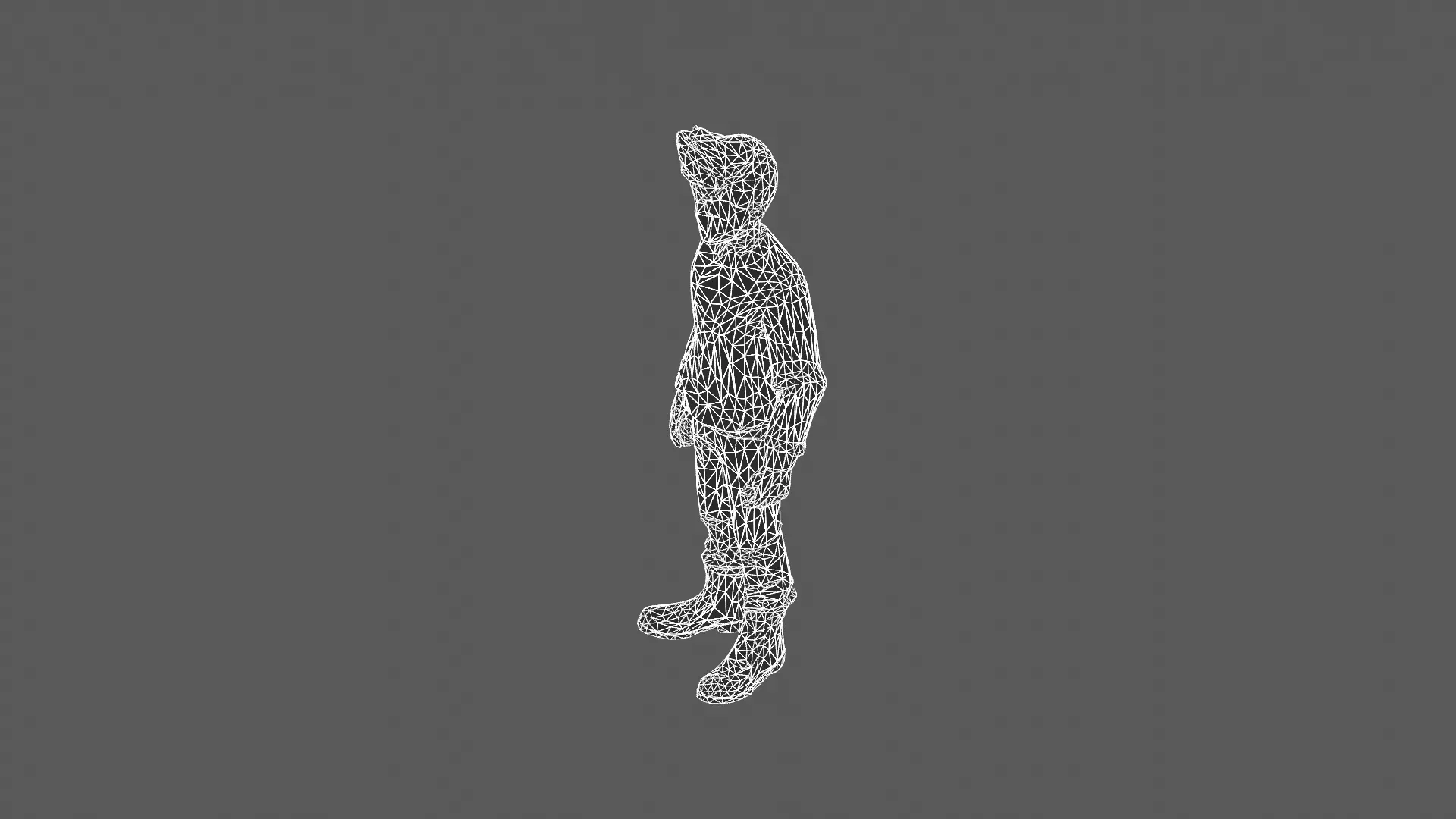 Stylized Young Man in Casual Winter Outfit 3D Model 3D model_7