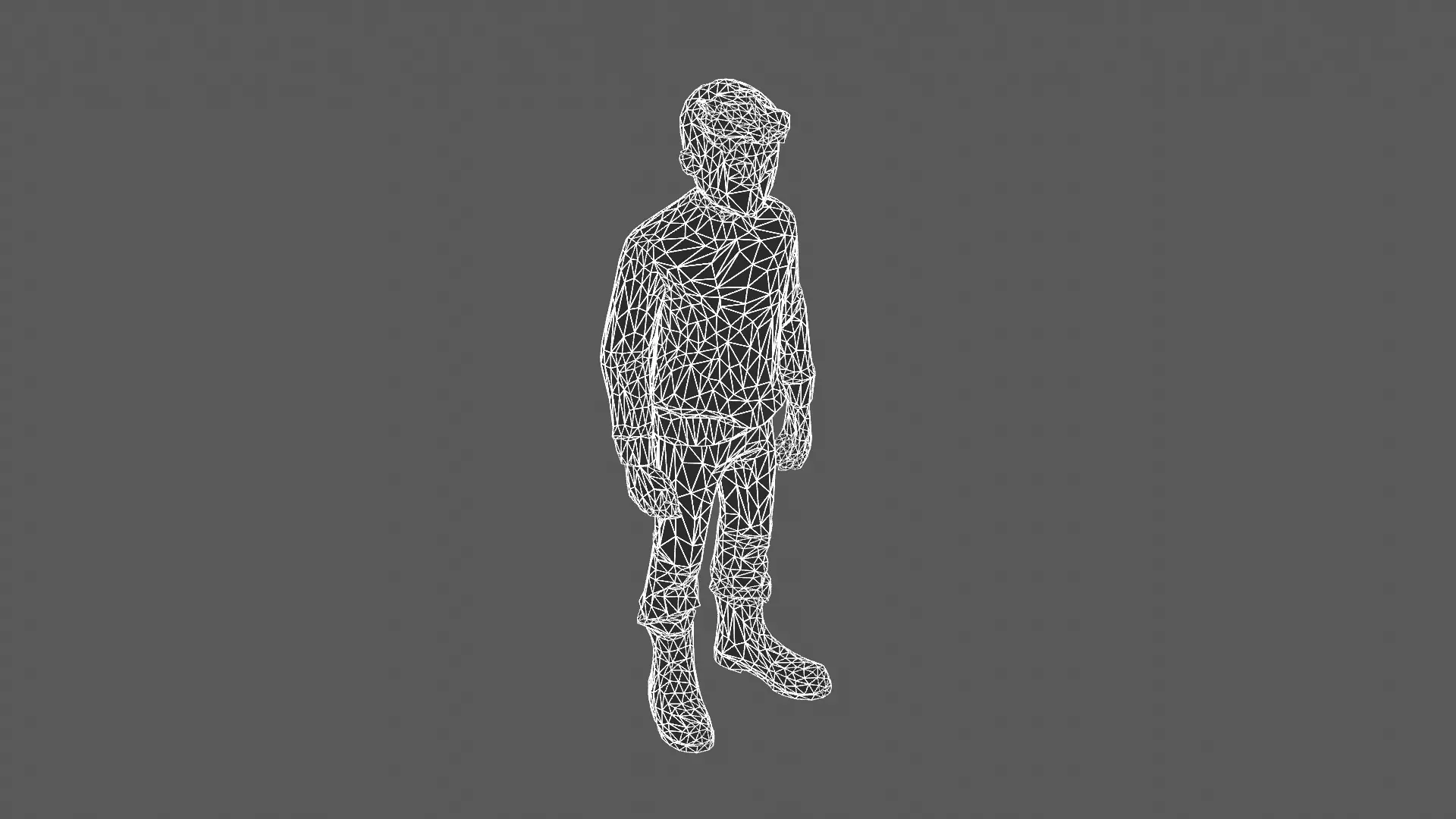 Stylized Young Man in Casual Winter Outfit 3D Model 3D model_5