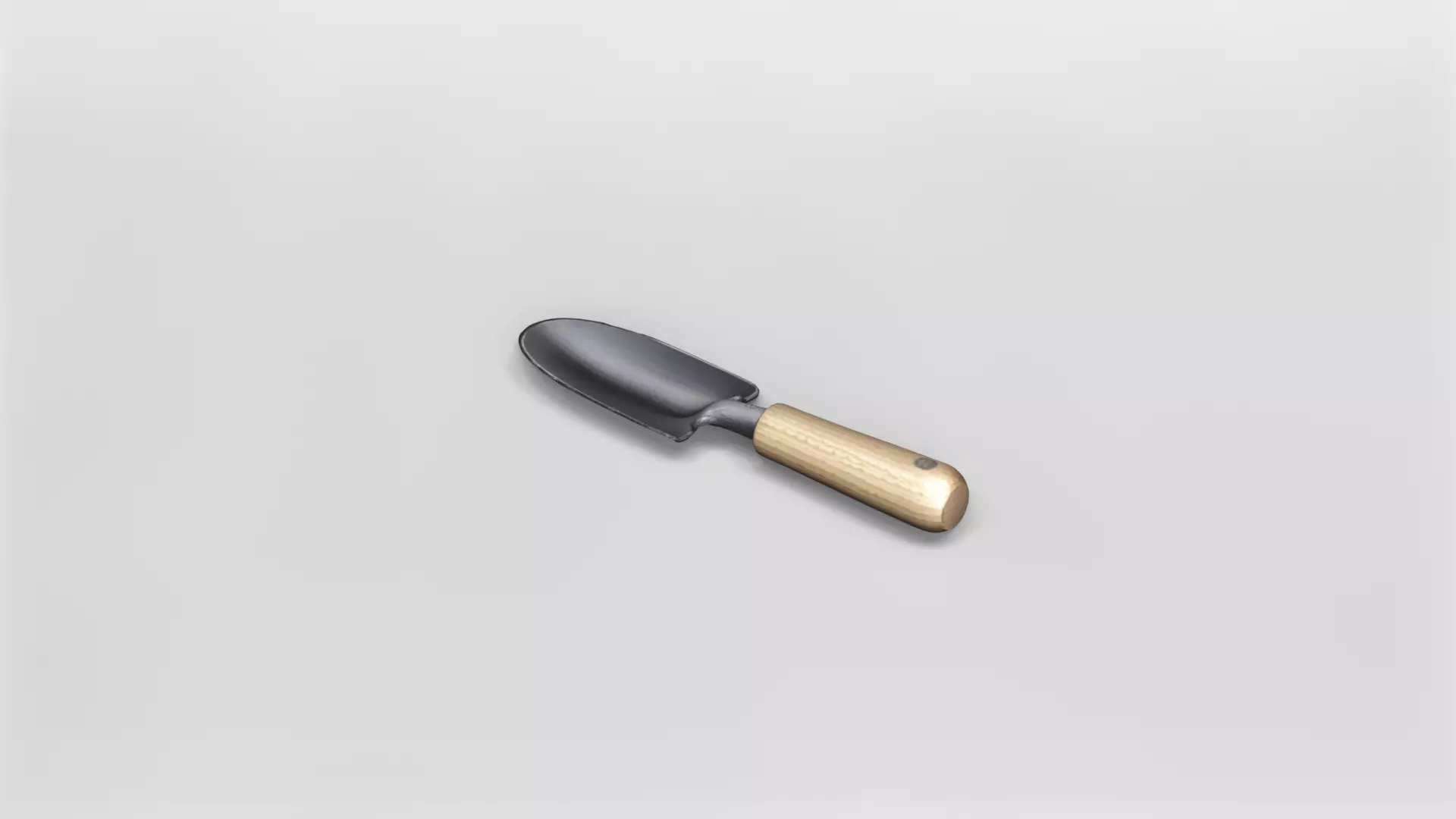 Realistic Garden Hand Trowel 3D Model 3D model_3