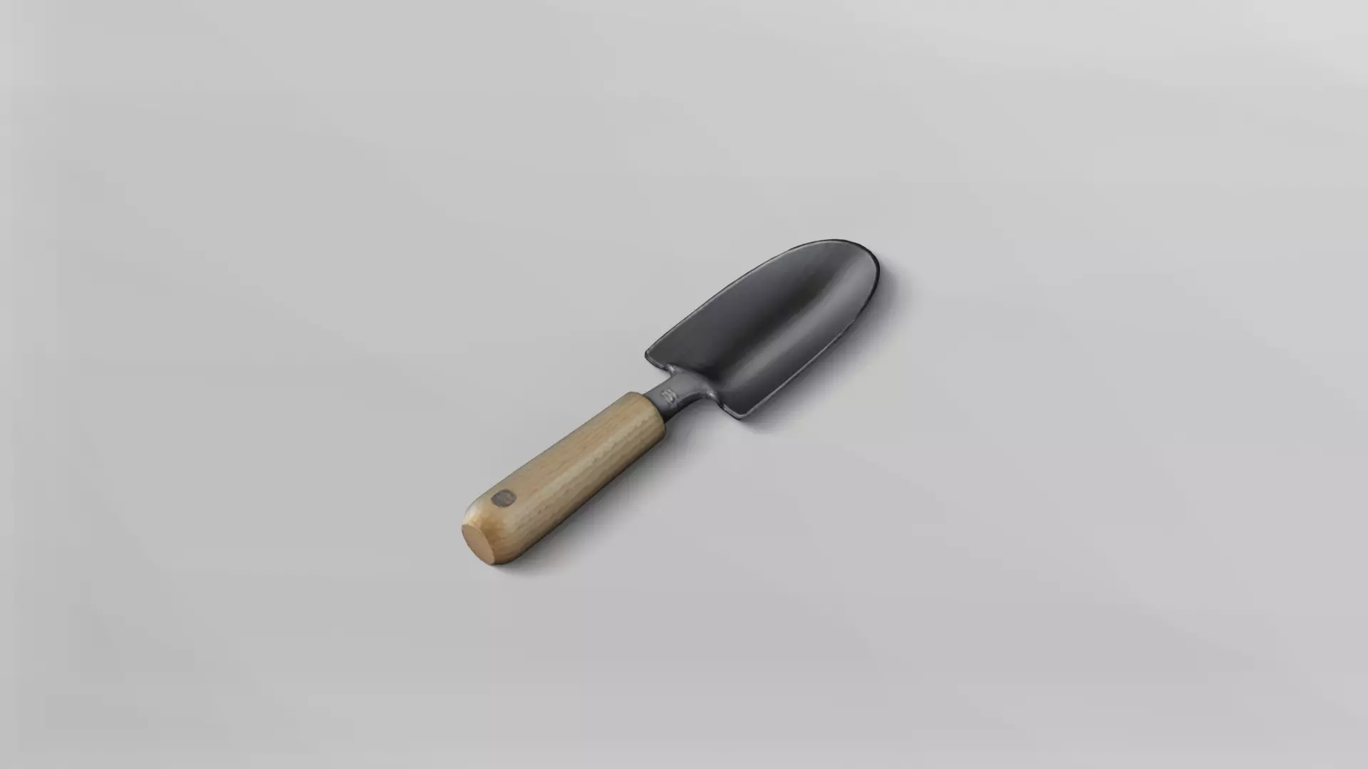 Realistic Garden Hand Trowel 3D Model 3D model_4