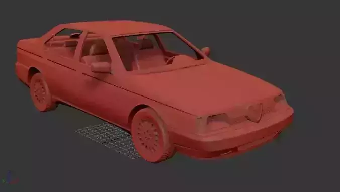Alfa Romeo 164 LS 1994 3D print model