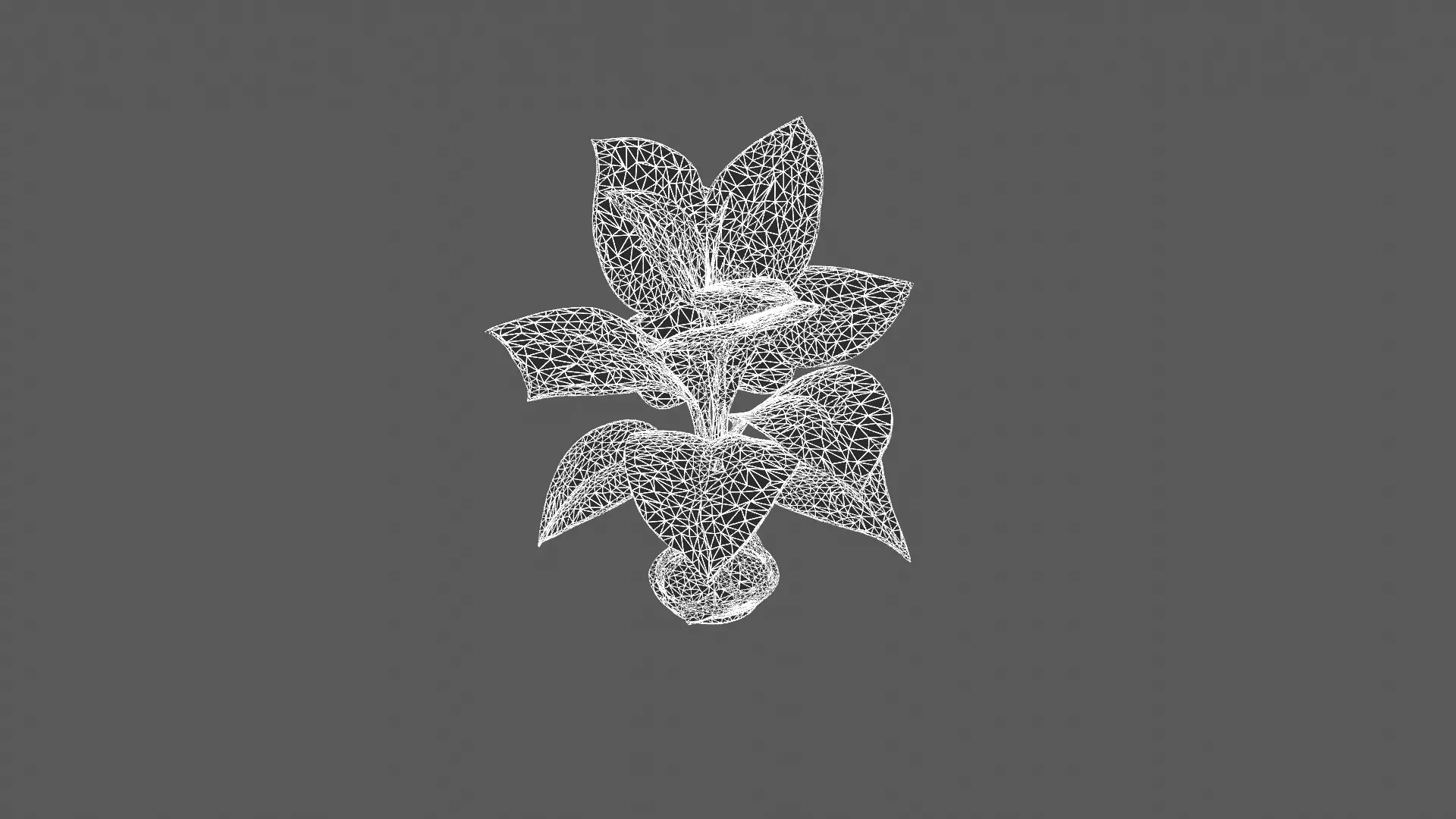 Realistic Green Plant 3D Model with Textures 3D model_6