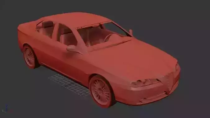 Alfa Romeo 166 936 2003 3D print model
