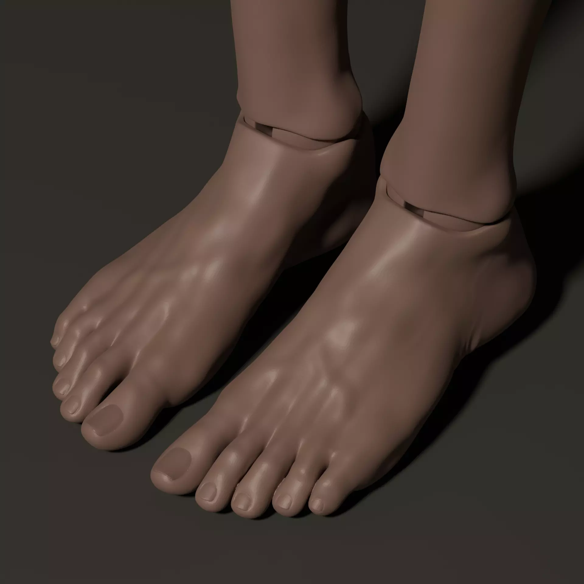 Model WR3 - Anime Female BJD Doll STL OBJ 3D Print Model 3D model_6