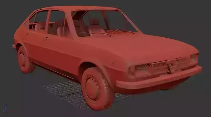 Alfa Romeo Alfasud 901 1972 3D print model