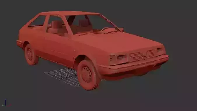 Alfa Romeo Arna L 1983 3D print model