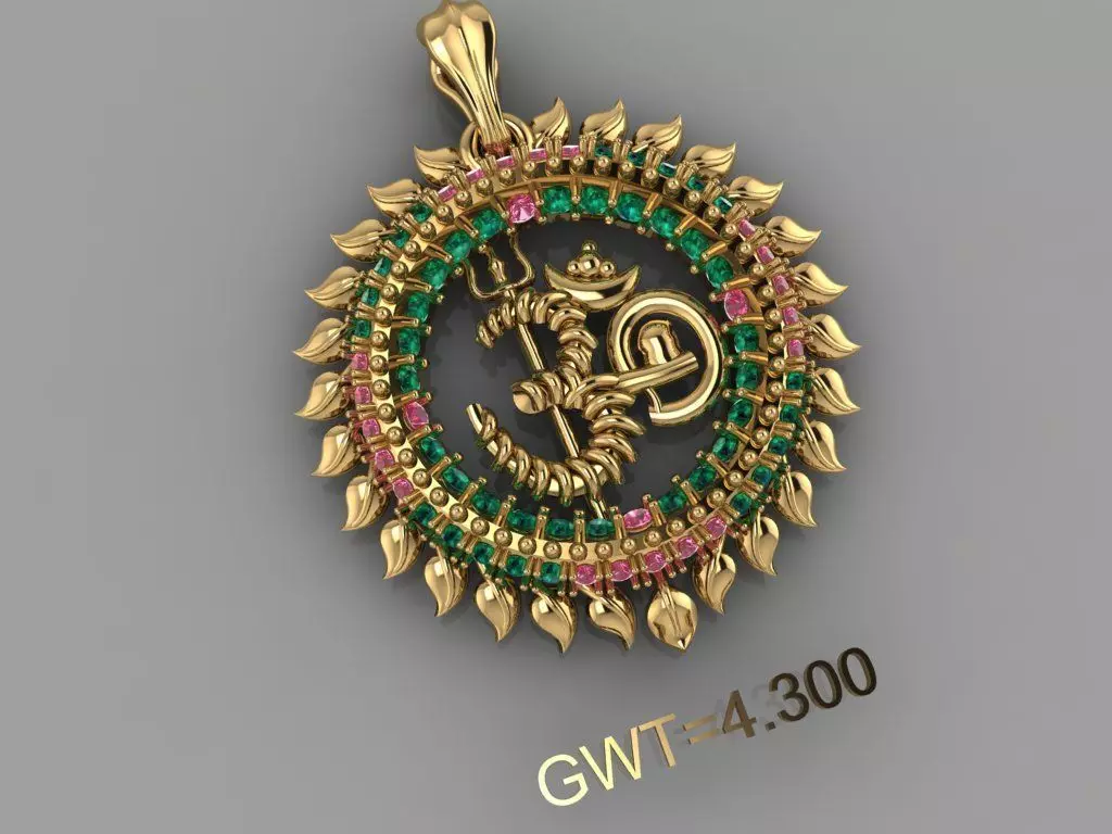 FASION PENDANT 3D model_0