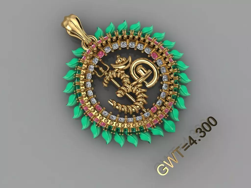 FASION PENDANT 3D model_4
