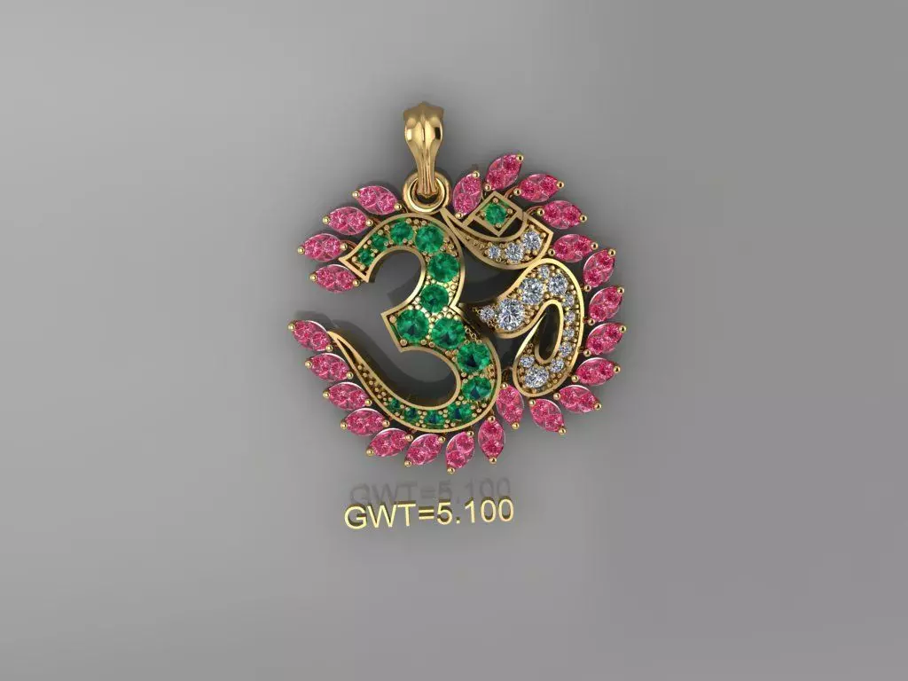 FASION PENDANT 3D model_2