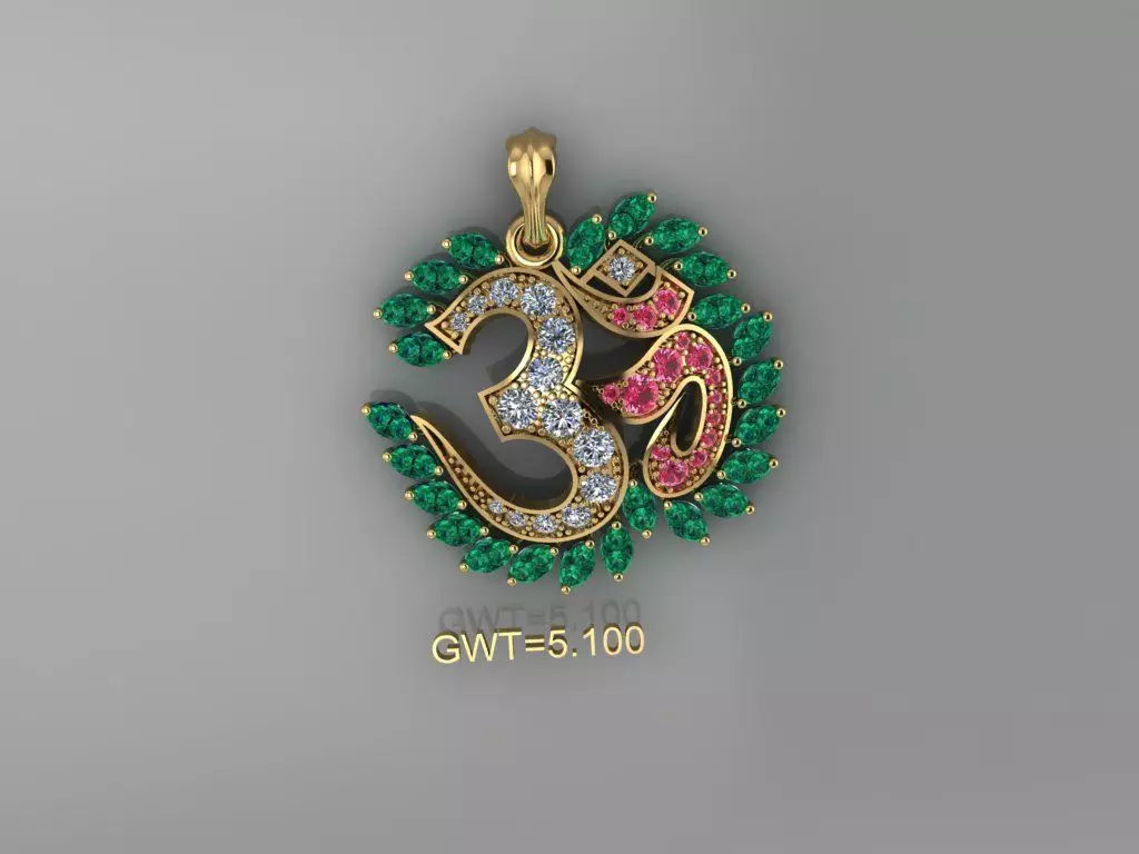 FASION PENDANT 3D model_3