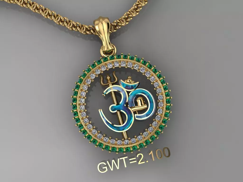 FASION PENDANT 3D model_3