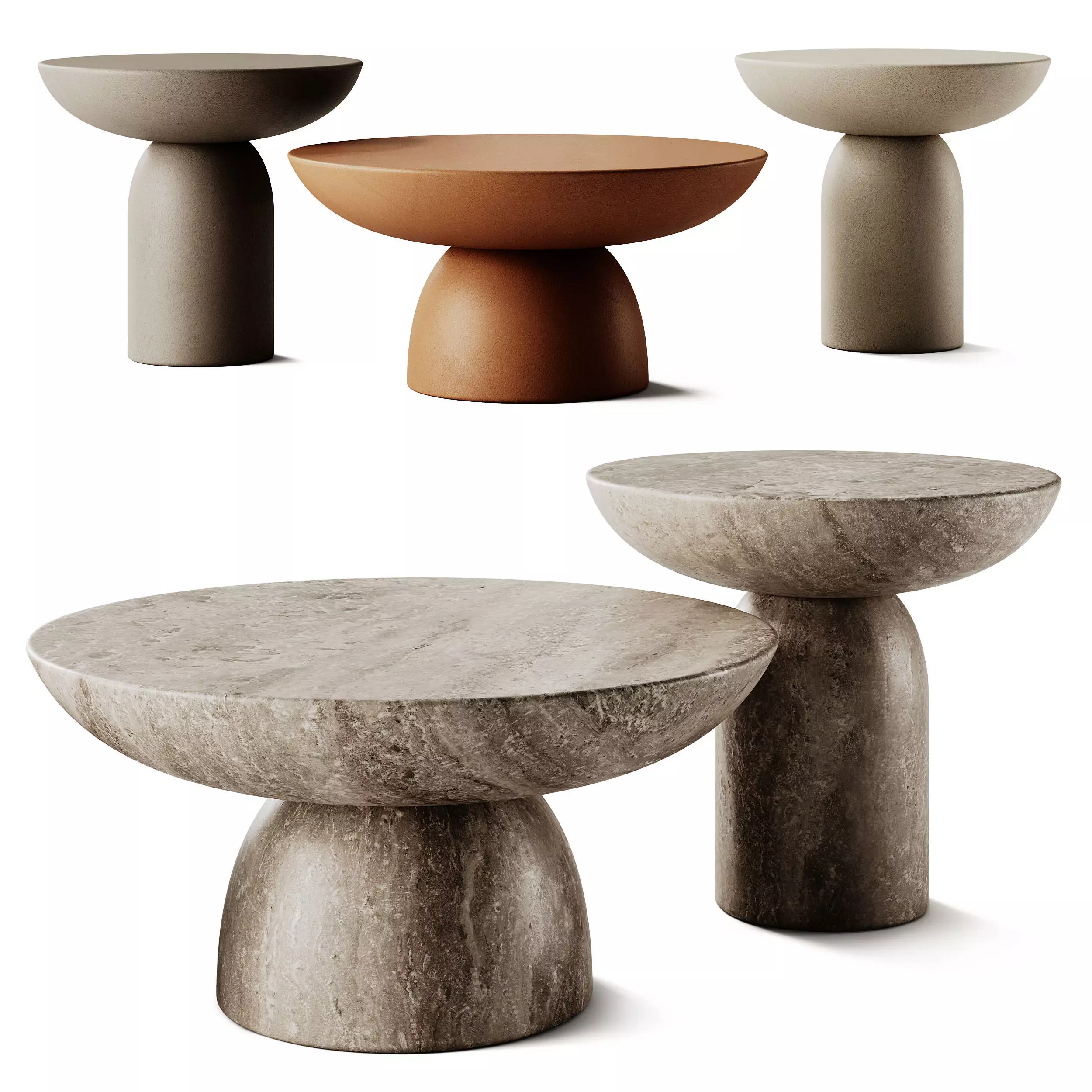 Sklum Zenadia Coffee Tables 3D model_3