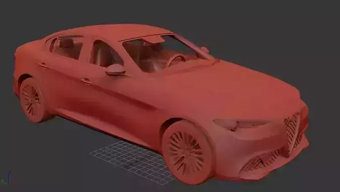 Alfa Romeo Giulia Mk3 2016 3D print model