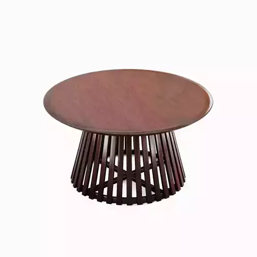 Luna Round Coffee Table 01 Low-poly 3D model