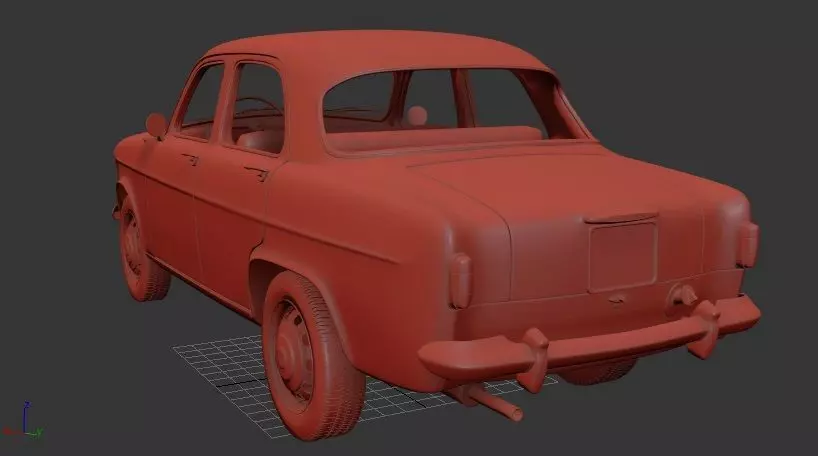 Alfa Romeo Giulietta Mk1 750 berlina 1955 3D print model_2