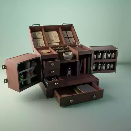 Medieval Alchemy Box