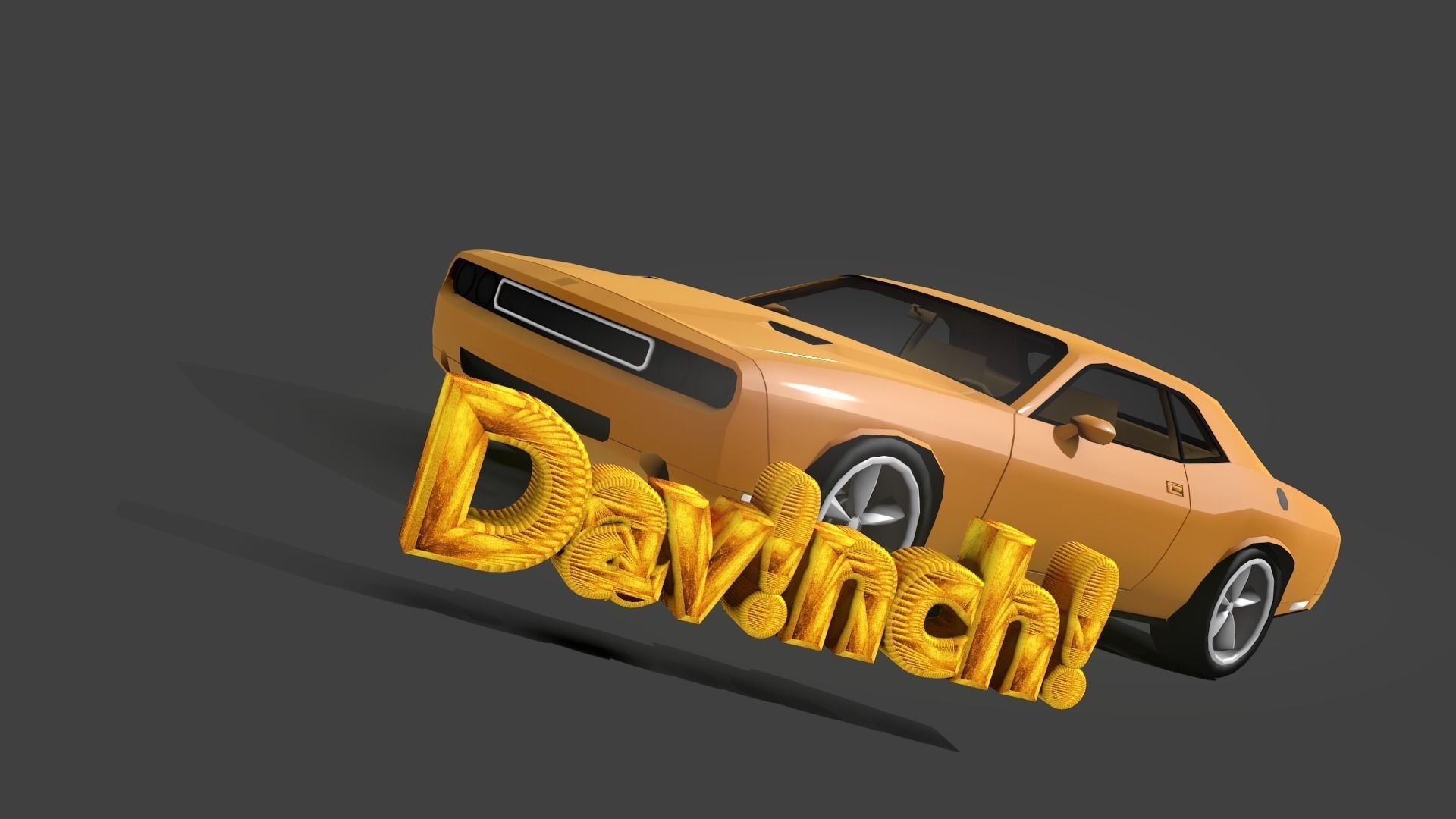 Dodge Challenger Free 3D model_0
