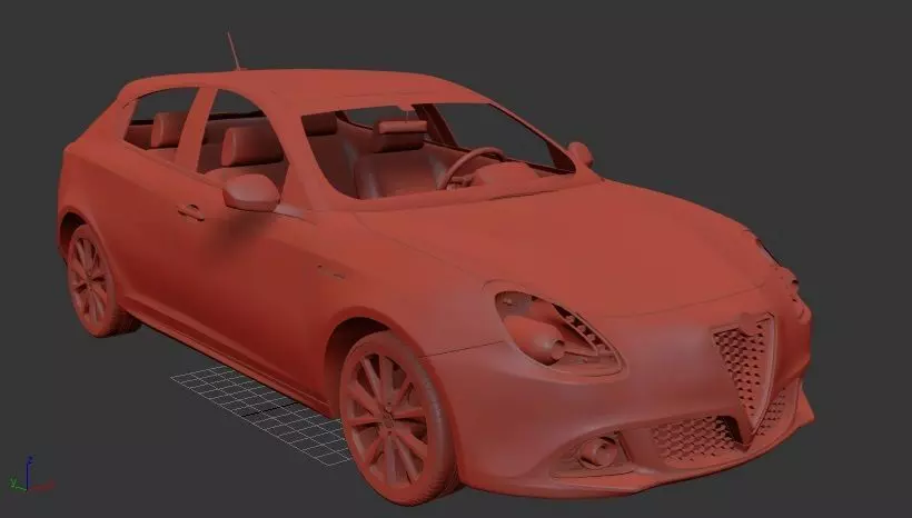 Alfa Romeo Giulietta Mk1f 940 2016 3D print model_0