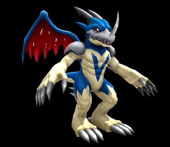 Digimon Masters  Free low-poly 3D model