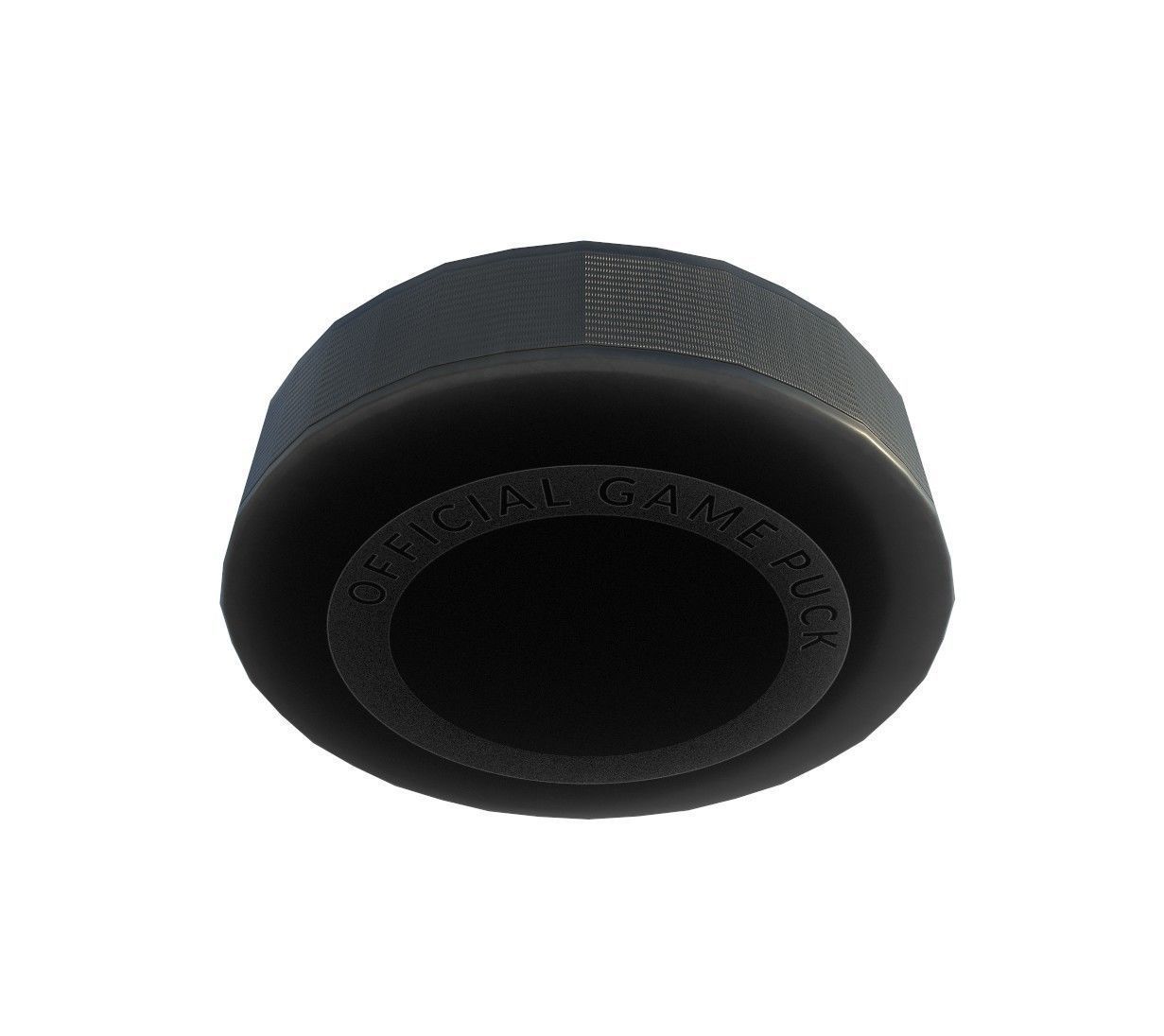 Hockey Puck Low Poly  PBR Textures 3 Types Low-poly 3D model_7