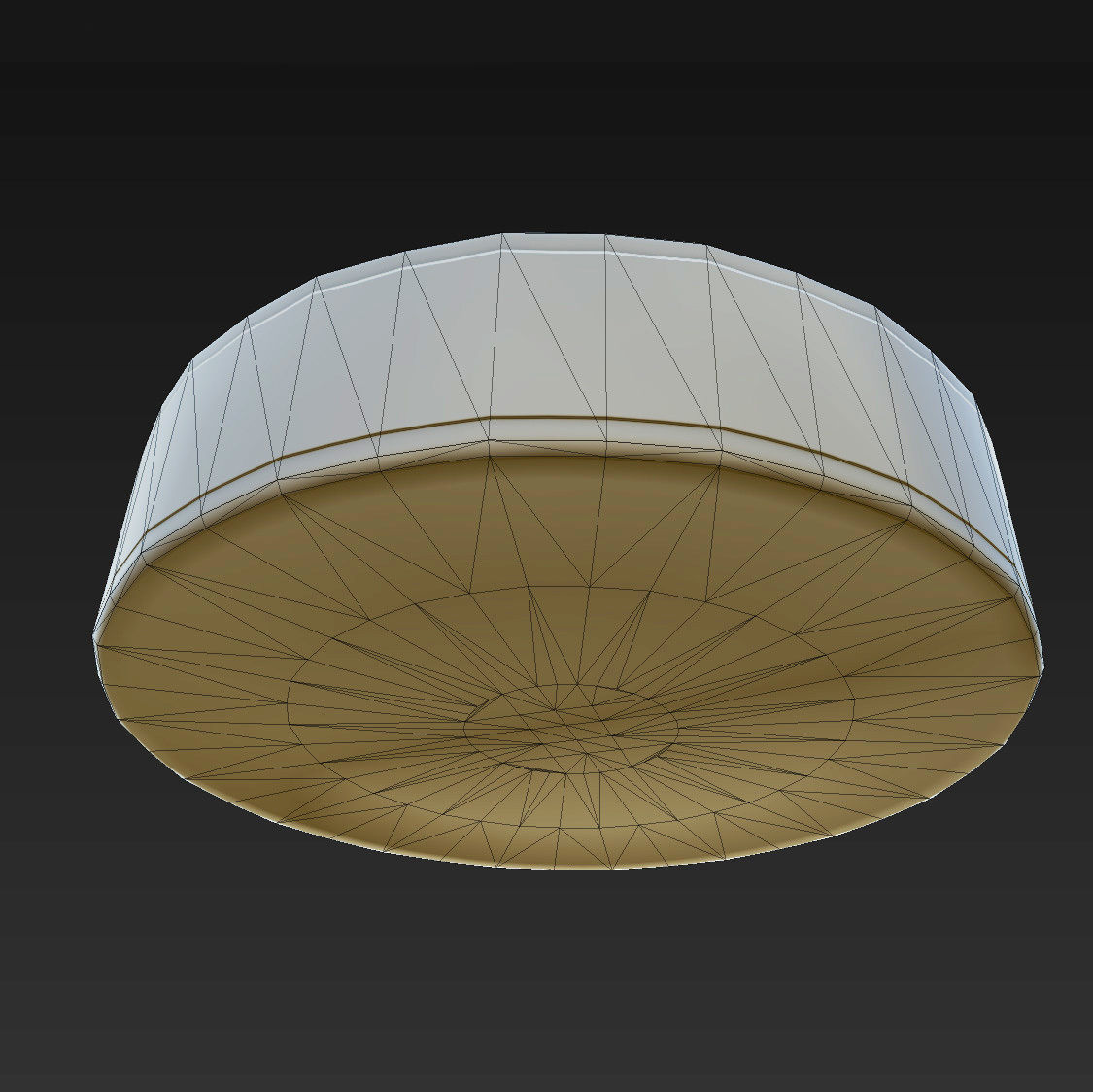 Hockey Puck Low Poly  PBR Textures 3 Types Low-poly 3D model_9