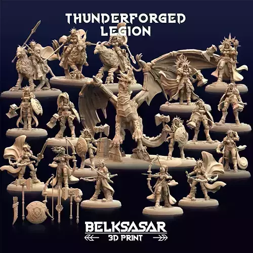 Thunderforged Legion - Knight 3D print model