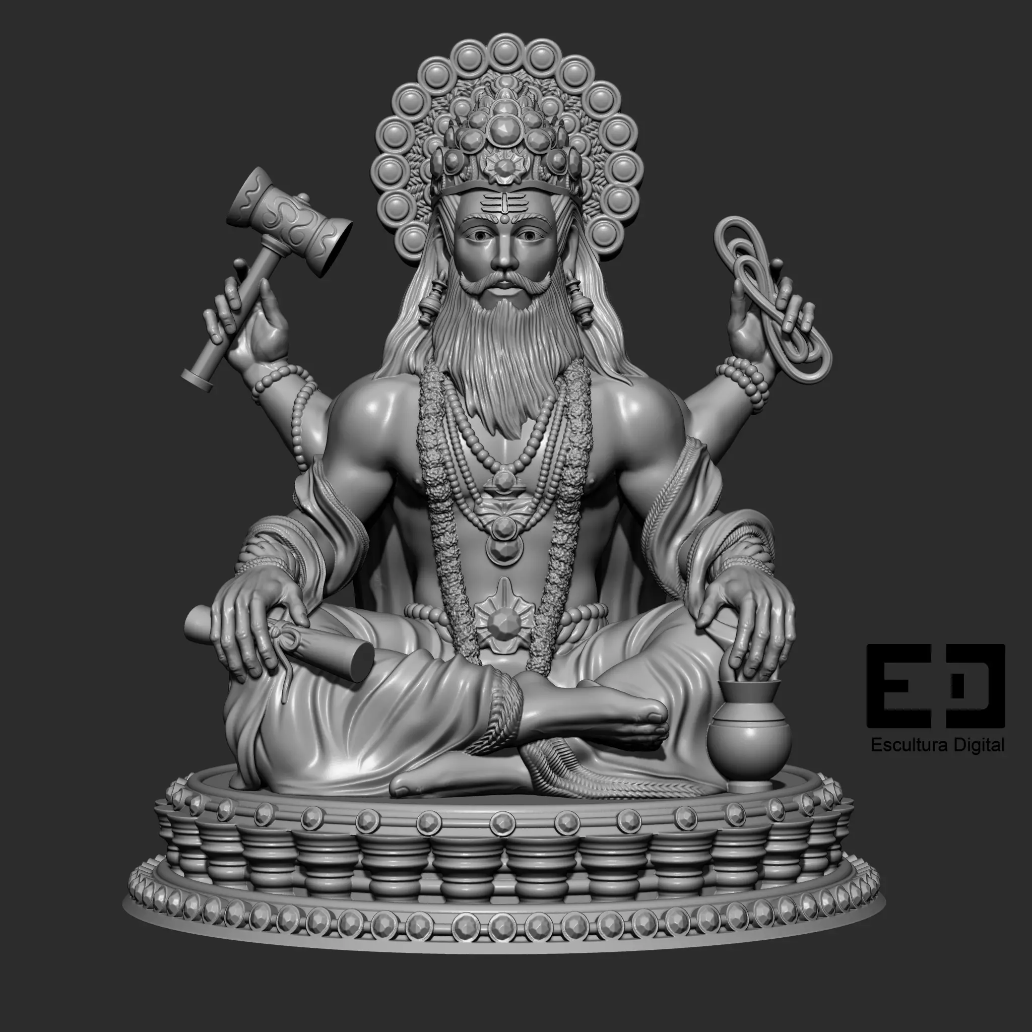 Vishwakarma 3D print model_10