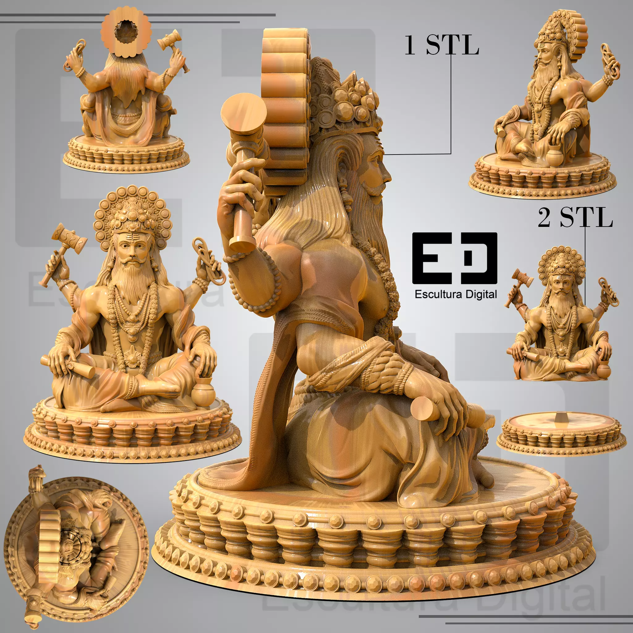 Vishwakarma 3D print model_4