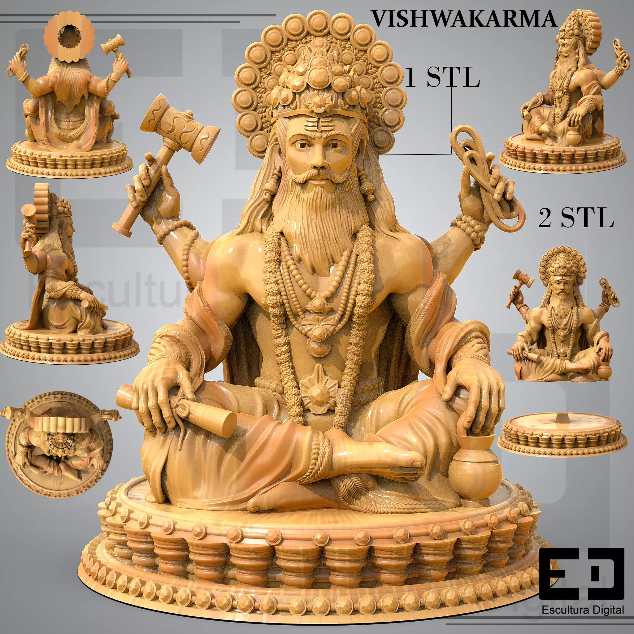 Vishwakarma 3D print model_0