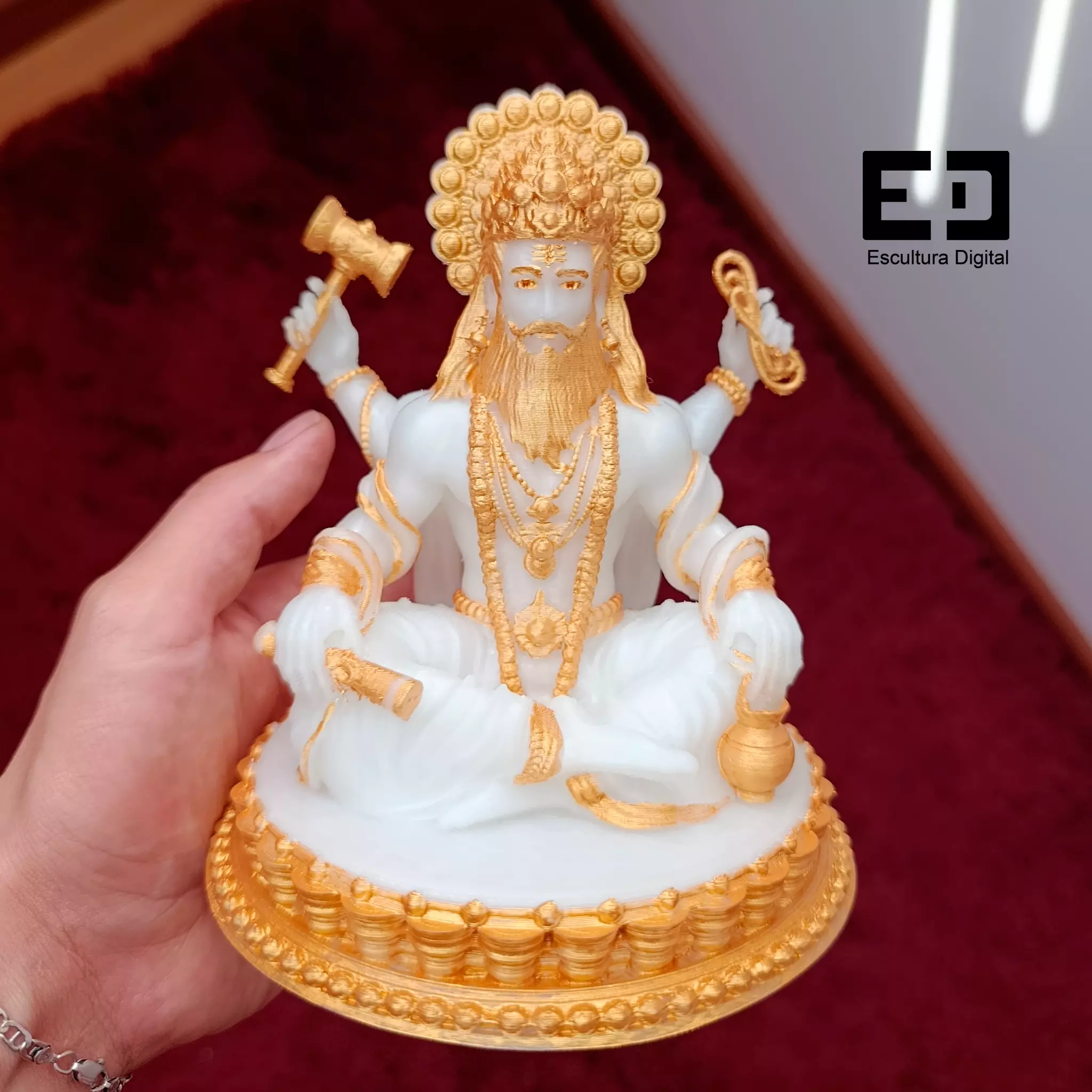 Vishwakarma 3D print model_3