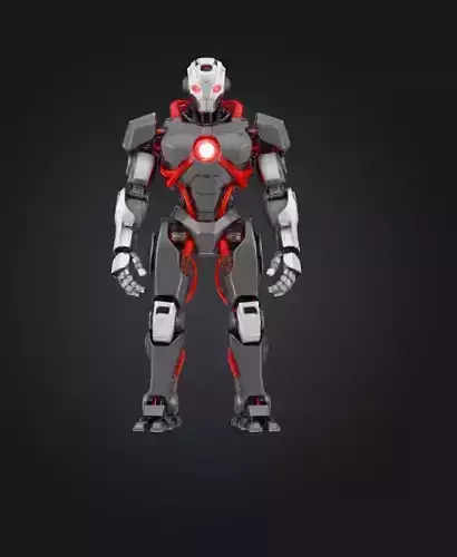 ROBOT HUMANOIDE EXTERMINADOR 3D model