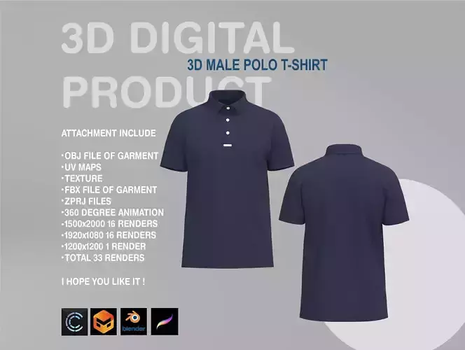 Male Polo Tshirt
