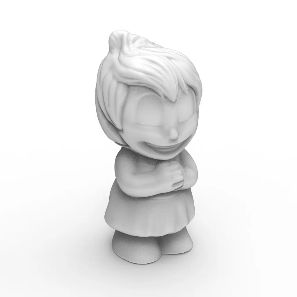 Joy - Inside Out 3D Figure - STL and Original 3D Scan 3D print model_0